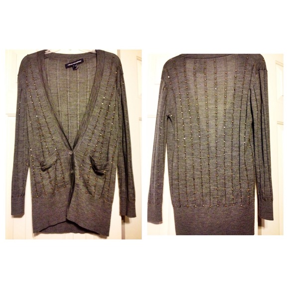 ❗Reduced❗French Connection studded cardigan