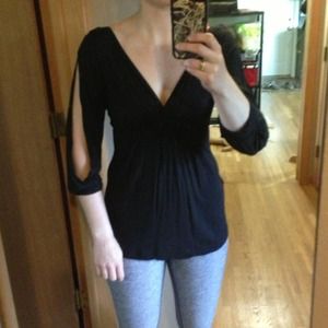 BCBG Beautiful black dress top