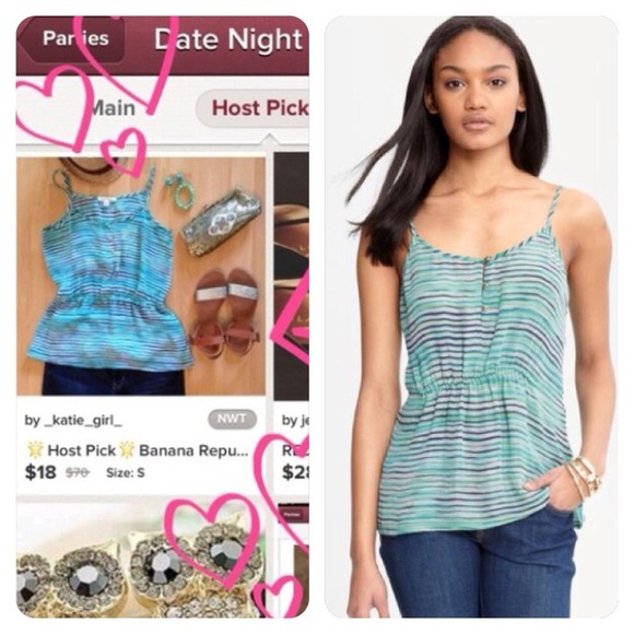 🚫Sold🚫🌟Host Pick🌟Banana Republic tank sz S.NWT - Picture 4 of 4