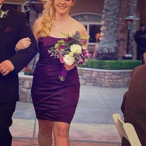 David's Bridal bridesmaid dress