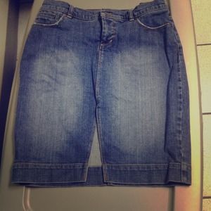 Blue Jean Skirt