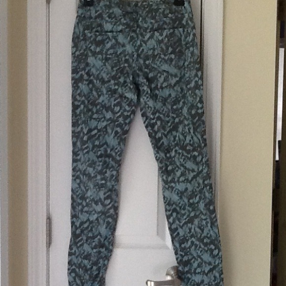 Blue & Gray Printed Skinnies - Picture 3 of 3