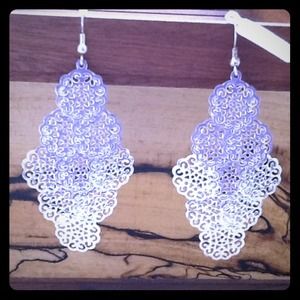 Silver Dangly Earrings