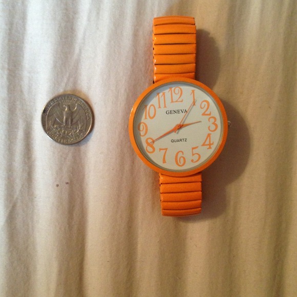 ✨Orange Geneva watch✨
