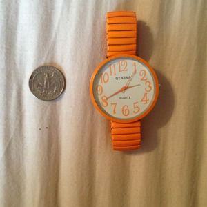 ✨Orange Geneva watch✨