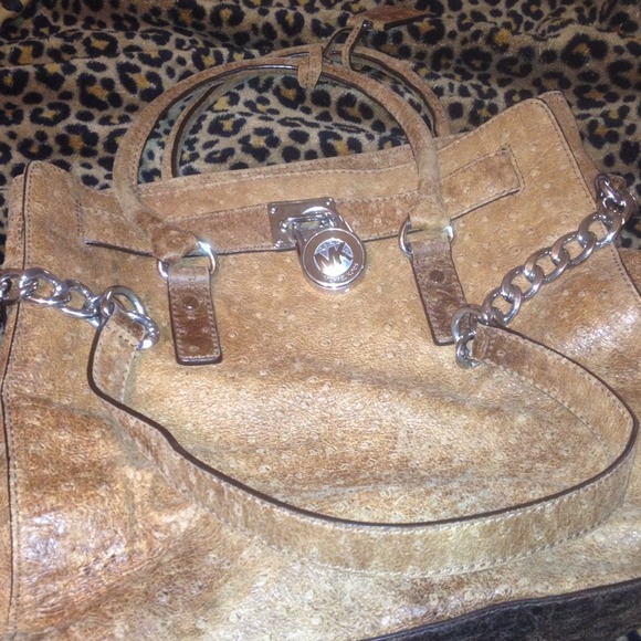 MK ostrich brown ... Paid 400 asking 300