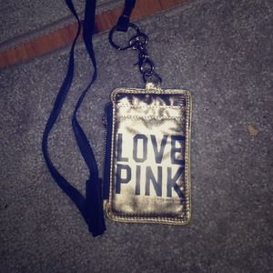 Victoria's Secret Pink ID lanyard