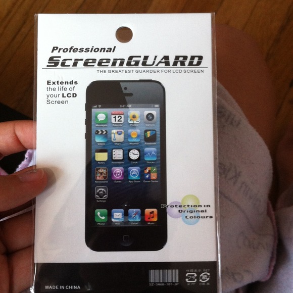 Screen guard for 4G/4S ONLY never used !