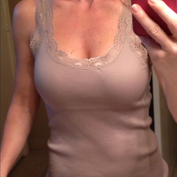 Lot of 3 banana republic lace tank tops