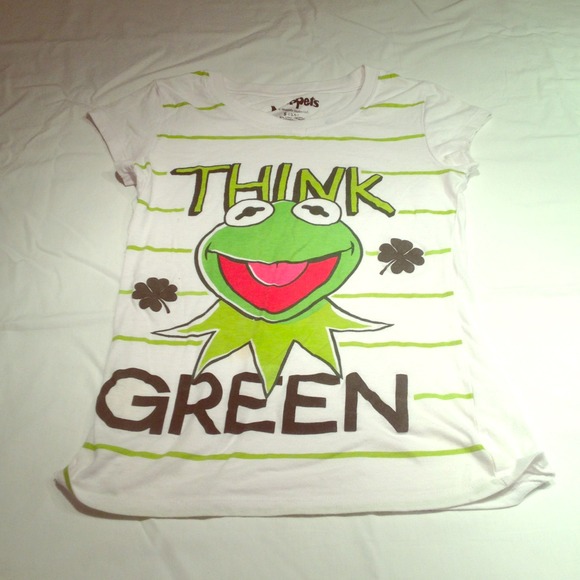 Think green muppet shirt