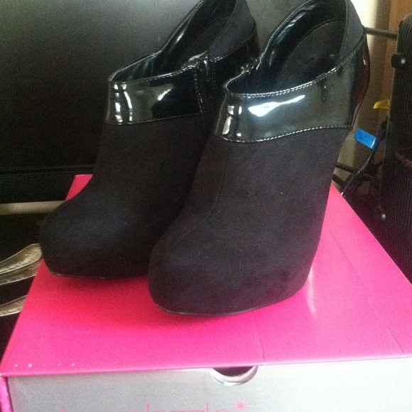 Black booties....price is negotiable