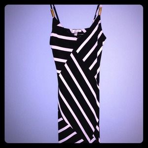 Maxi dress- black and white