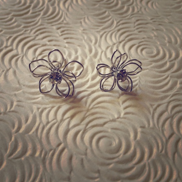 Floral earrings