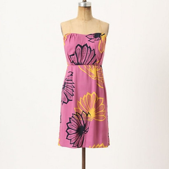 SOLD ANTHROPOLOGIE Agave Burst Dress