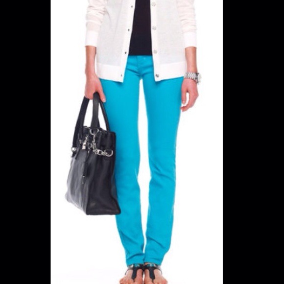 Michael kors skinny jean in tile blue- never worn