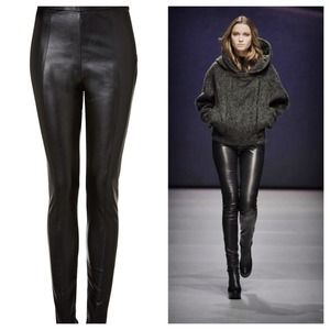 Topshop faux leather leggings