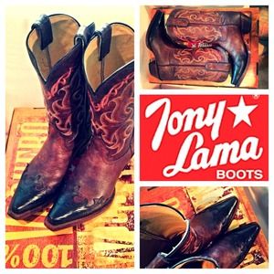🚫HOLD🚫Tony Lama 100% leather cowboy boots