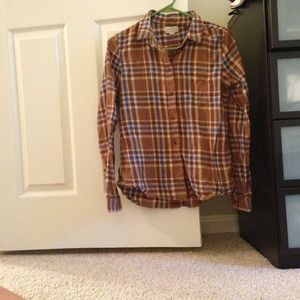 Madewell flannel button up.