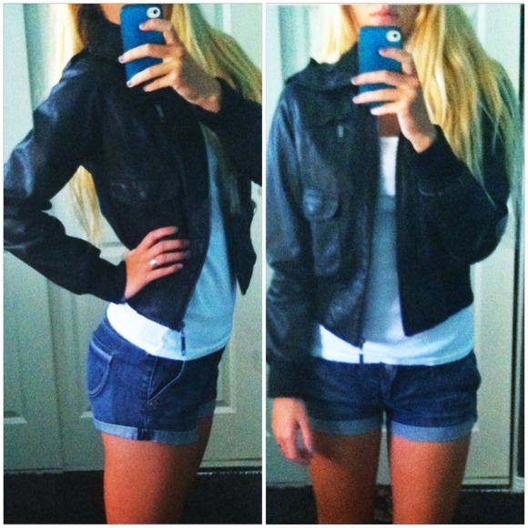 Grunge Leather Jacket