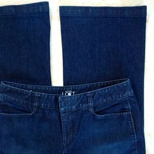 LOFT Curvy Flare Trouser Jeans