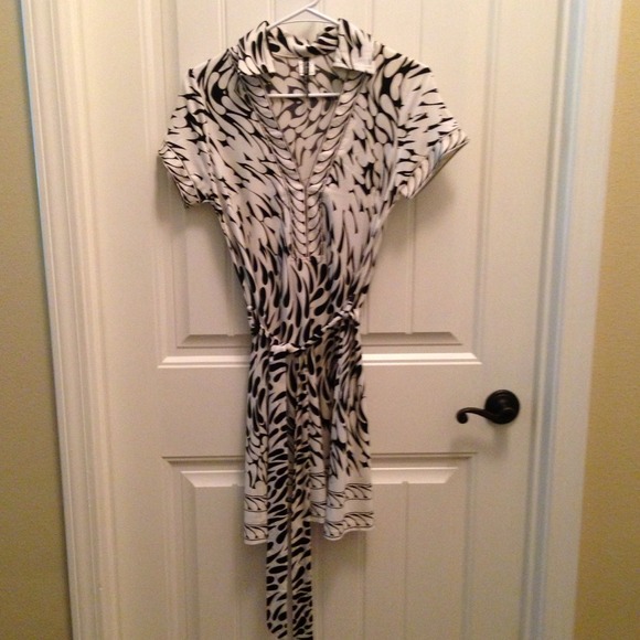Black and White Dress