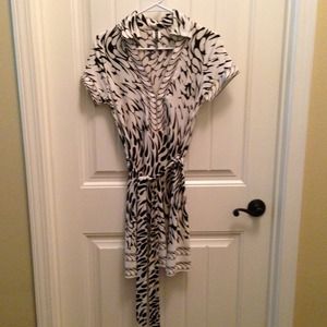 Black and White Dress