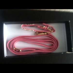 Oscar de la renta brand new dog collar and leash