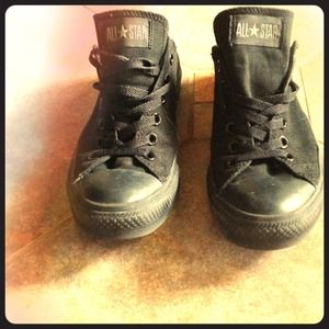 Black Converse shoes!