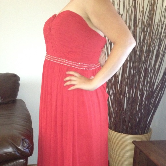 Bari Jay Twist front chiffon - Picture 2 of 4
