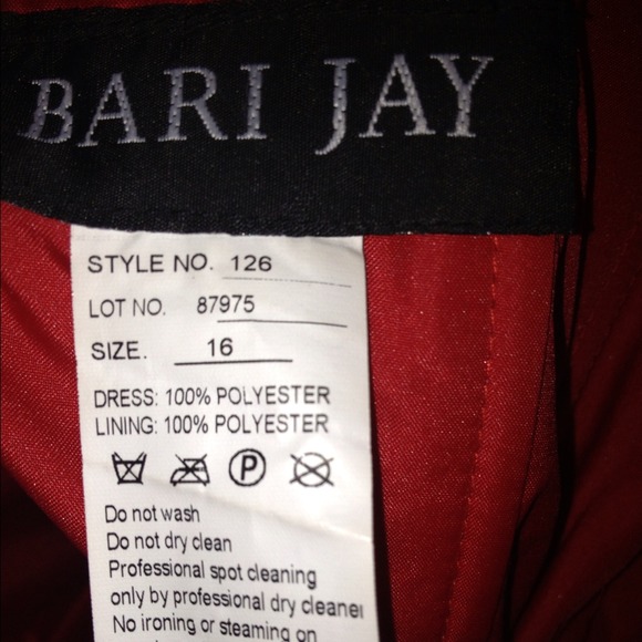 Bari Jay Twist front chiffon - Picture 4 of 4