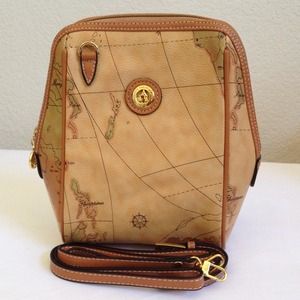 🚫SOLD🚫Map Print Crossbody Bag