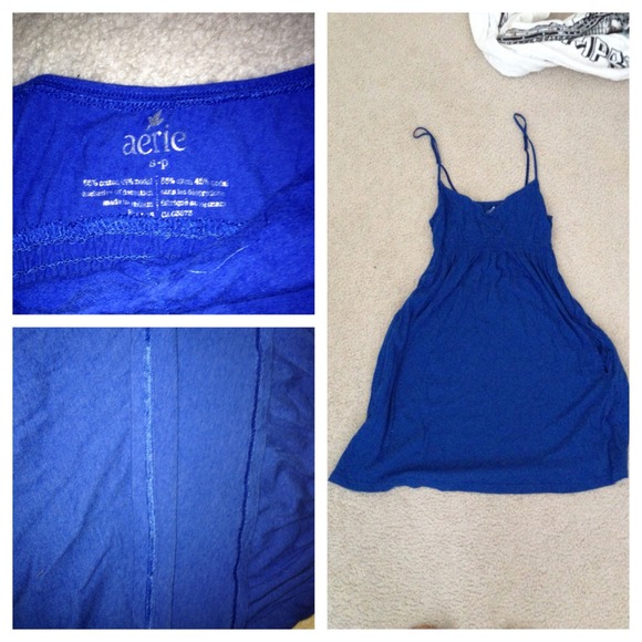 Aerie royal blue spaghetti strap dress - Picture 1 of 1