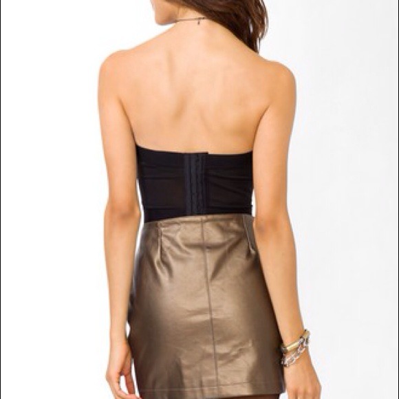 Forever 21 Tops - 🚫SOLD🚫Forever21 Studded Satin Corset Forever 21 Tops - 🚫SOLD🚫Forever21 Studded Satin Corset