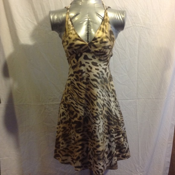 Leopard dress/ reduced