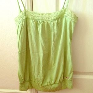 Light Green Hollister Tank Top