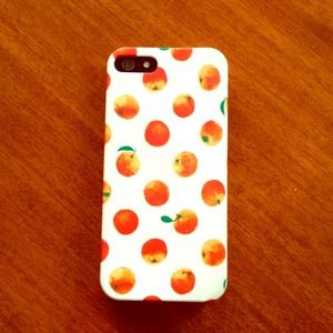 Peach J. Crew iPhone 5 Case.