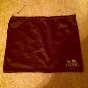 Coach drawstring bag