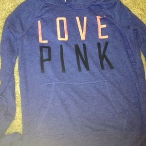 Love pink sweatshirt