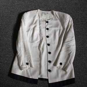 Dior Jackets & Coats - Christian Dior Navy and White Blazer Dior Jackets & Coats - Christian Dior Navy and White Blazer