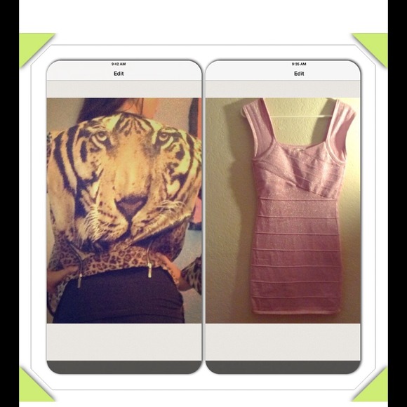 Jackets & Blazers - BUNDLE! Tiger jacket//pink forever 21 dress