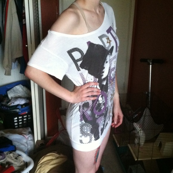 "Party Like a Rock Star" oversized top