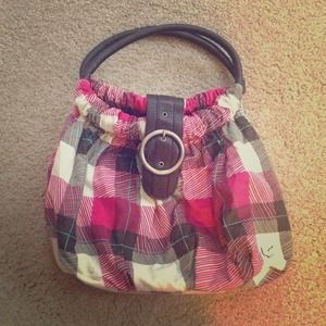 Plaid purse