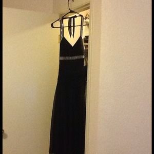 Black cocktail dress