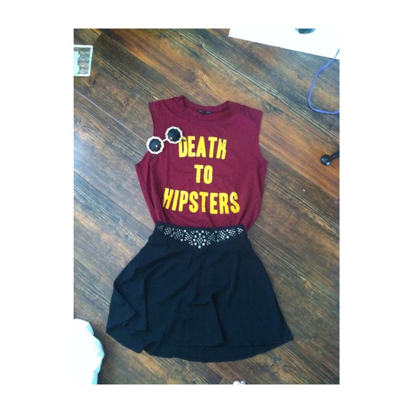 👽SOLD👽 Urban Outfitters Black Skater Skirt
