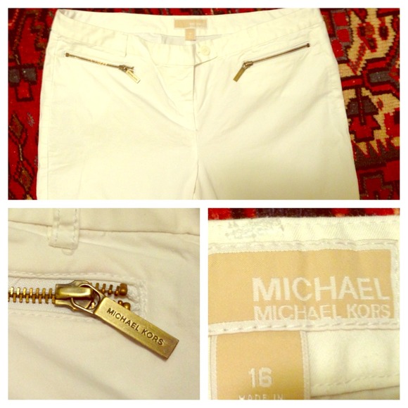 White Michael Kors pants