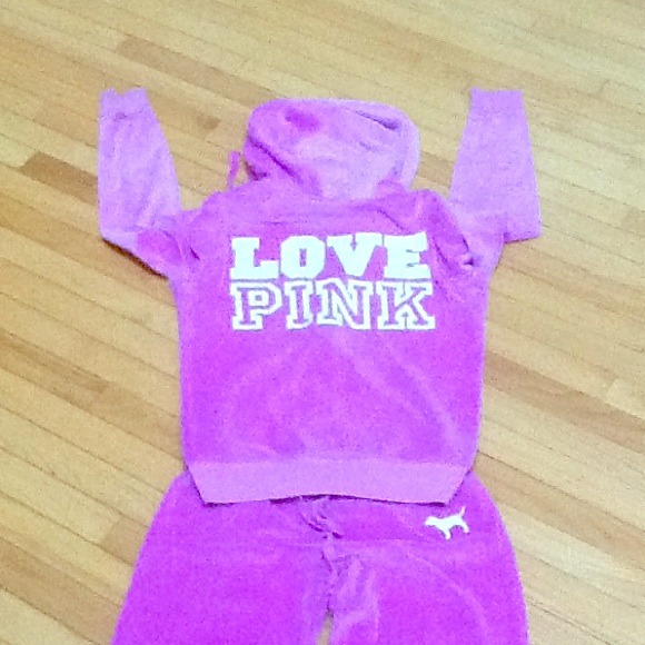 Victoria's Secret velour track suit