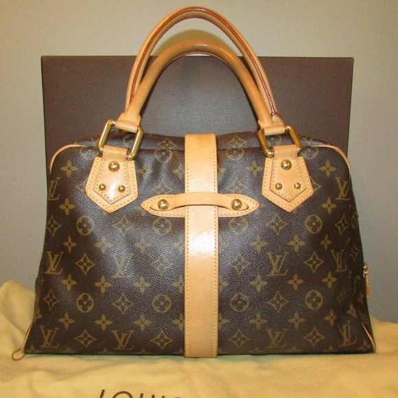 100% Authentic Louis Vuitton Manhattan GM Bag - Picture 4 of 4