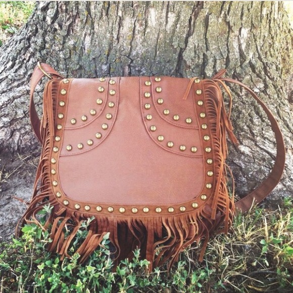 ✨Studded Fringe Cross Over✌️✨ - Picture 3 of 3