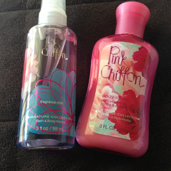 Bath&Bodyworks Pink Chiffon mist and lotion