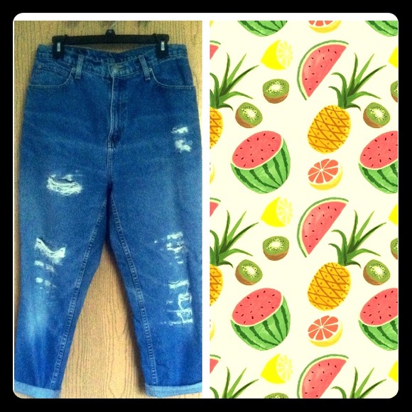 Pants - High Waist jeans